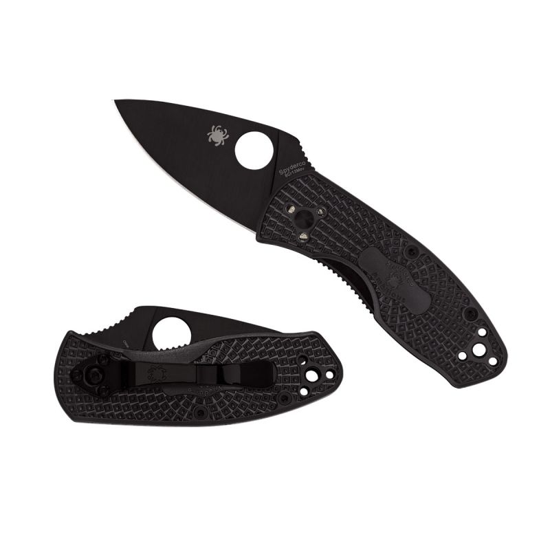 Spyderco Ambitious Frn Black Blade Plain C148PBBK