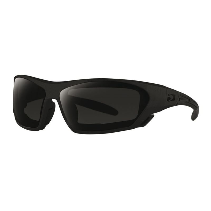 Bobster Crossover Black Goggles, ANSI Z87 Ballistic Smoked Lenses