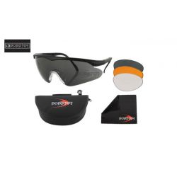 Bobster Sicherheits-/Schießbrille 3 Wechselgläser (ESB115AC)