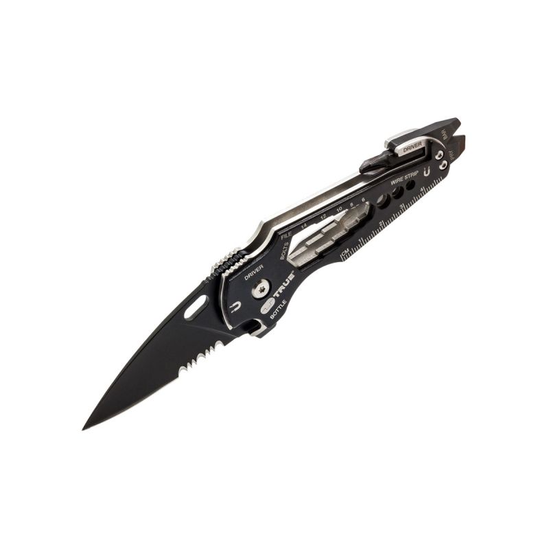 True Utility Smartknife+ Black Blade - Natralock Pack