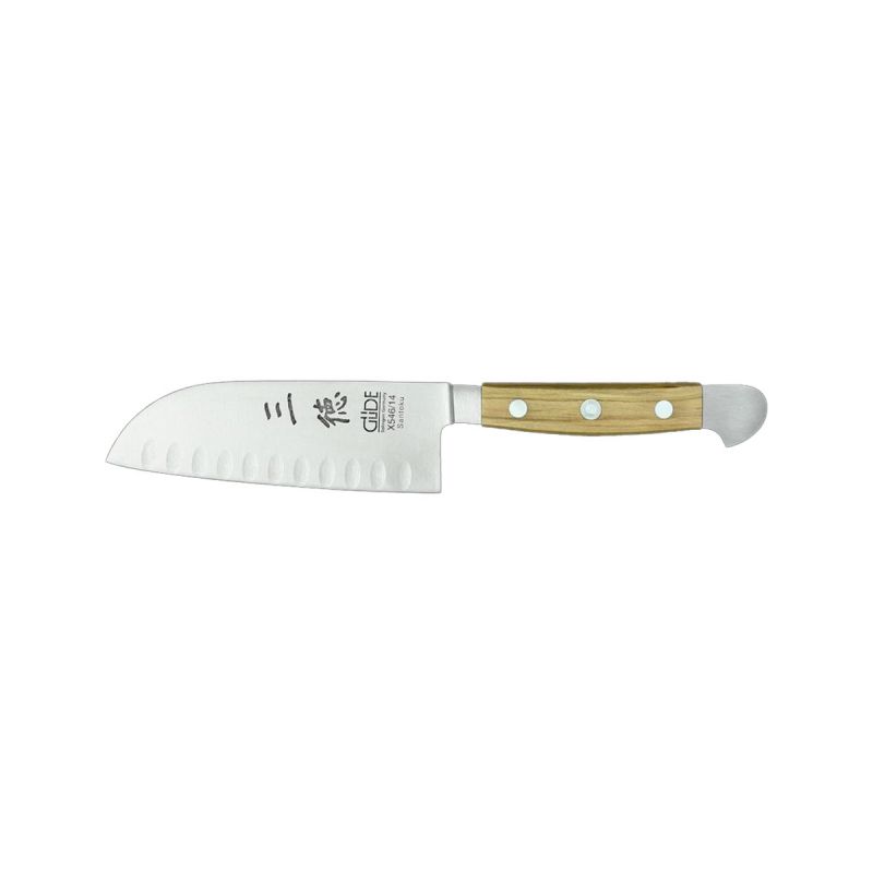 Gude Alpha Olive Santoku Honeycomb 14 cm