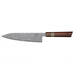 Xin Xincraft - Nóż szefa kuchni CM.22,5 Trawiony kwasem damasceńskim XC120