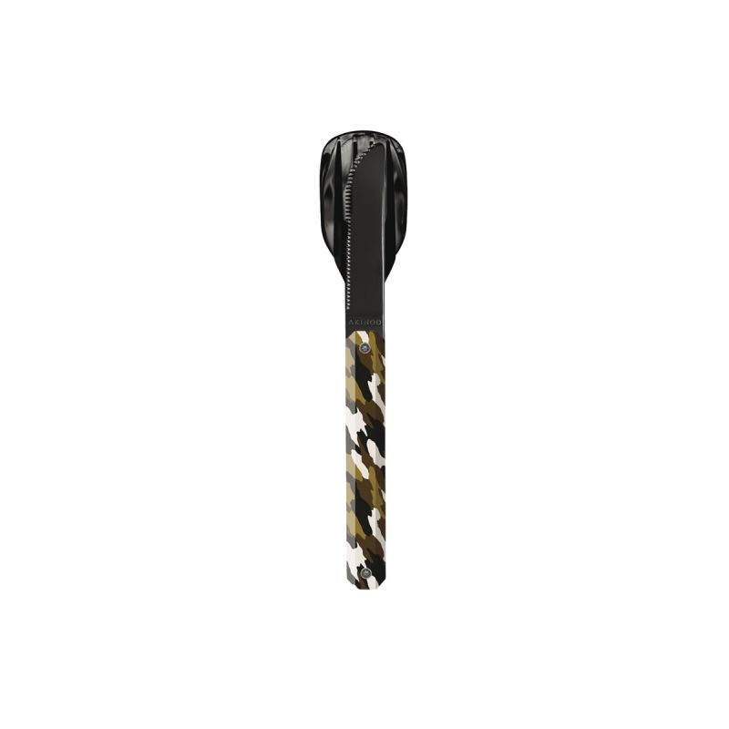 Akinod Magnetic Straight Cutlery 12H34 Black Camo Vert