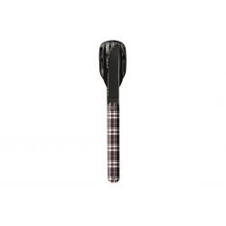 Akinod Magnetic Straight Cutlery 12H34 Black Mirror Tartan Rouge