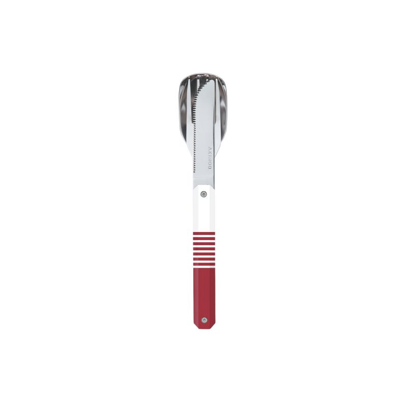 Akinod Magnetic Straight Cutlery 12H34 Mirror Mariniere Rouge