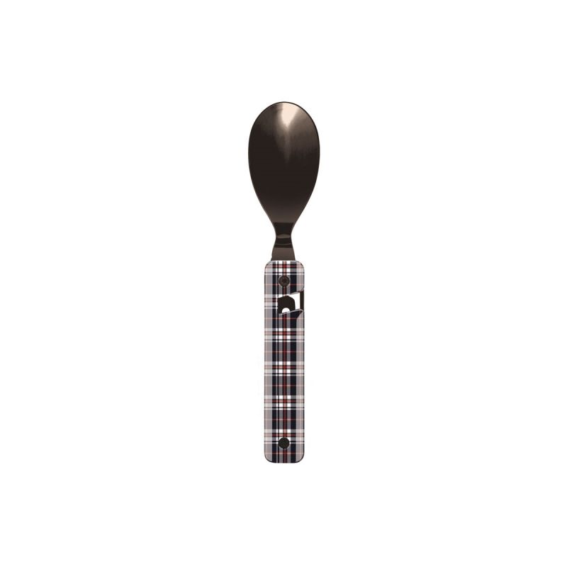 Akinod Multifunction Cutlery 13H25 Black Mirror Tartan Bleu