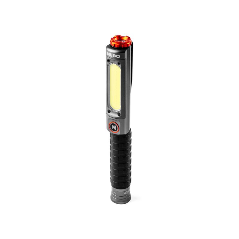 NEBO BIG Larry PRO+ Ricaricabile 600 Lumens COB LED + 220 Lumens LED NEB-FLT-103