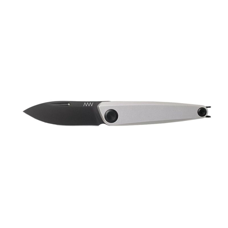 ANV Knives Z050 DLC Black Dural Silver ANVZ050-006