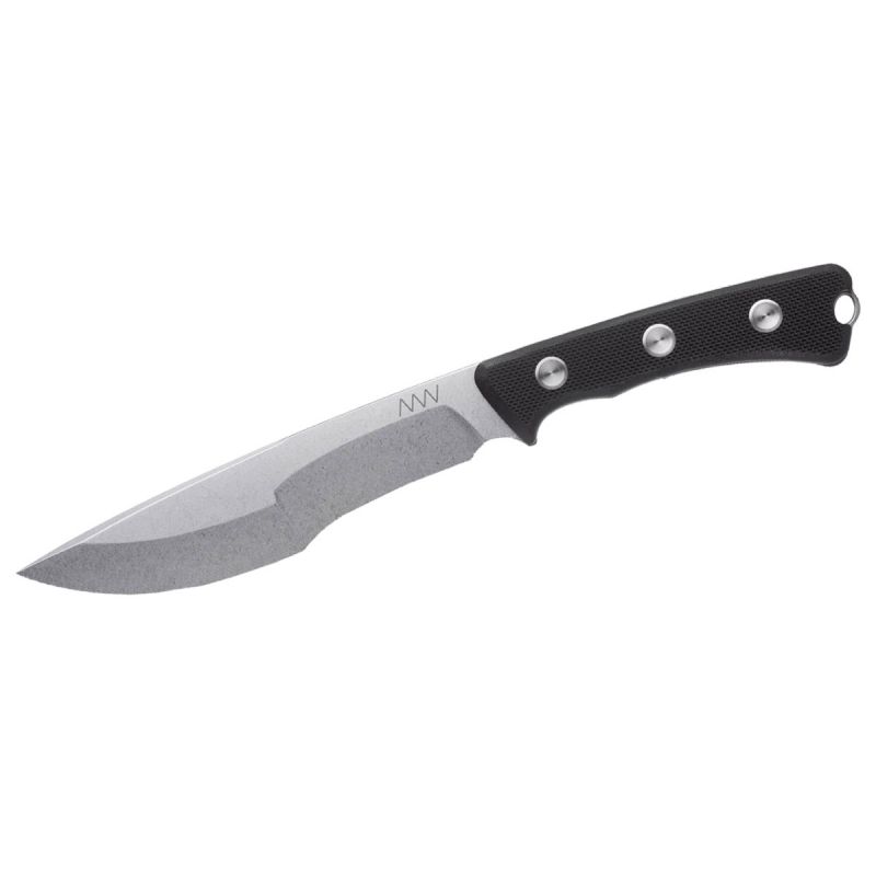 ANV Knives P500 Stonewash G10 Black Coarse ANVP500-006