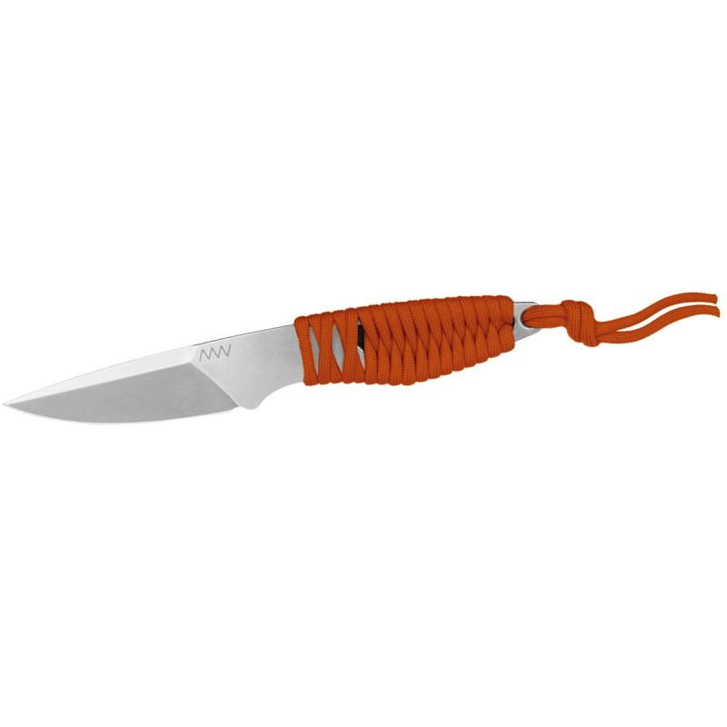 ANV Knives P100 Stonewash Orange Paracord ANVP100-008