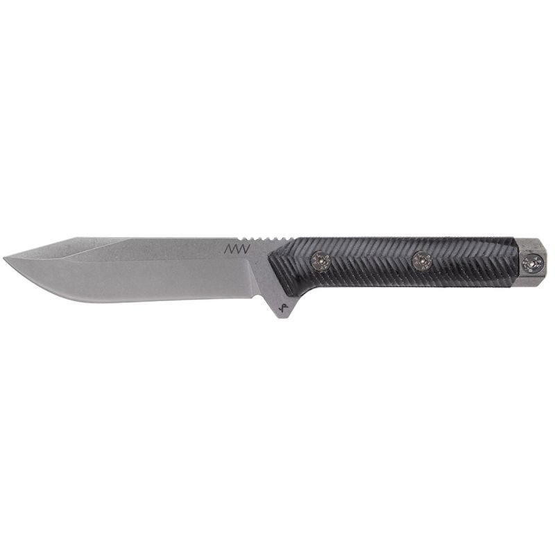 ANV Knives M73 Stonewash Micarta Black ANVM73-003