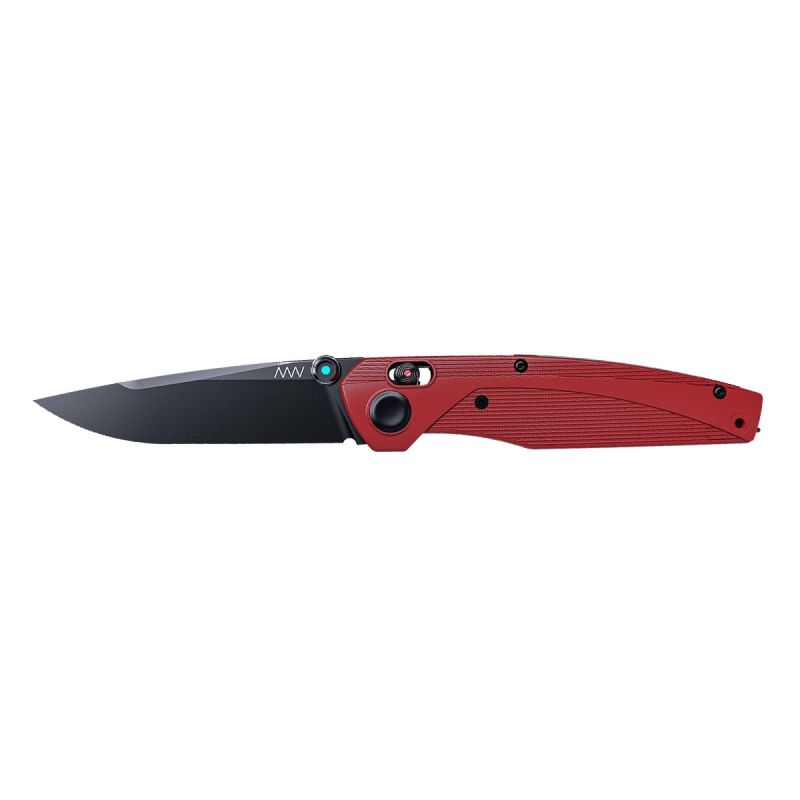 ANV Knives A100 DLC Sleipner GRN RED / Alock ANVA100-006