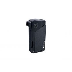 Vector Brand - Gladius Angled Flame Pipe Lighter W/Tools 05 Black Crackle Matte