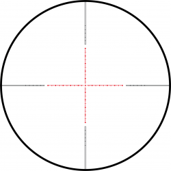 Konus shooting scope - Armada 4-16x50 zoom, Modified 1/2 Mil dot reticle