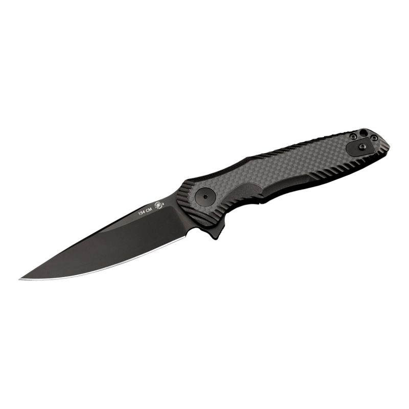 Spartan Blades Poros CF/G10 SFBL11CF Black