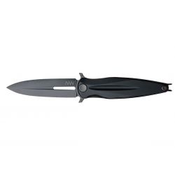 ANV Knives Z400 BB DLC Black Dural Black ANVZ400-018
