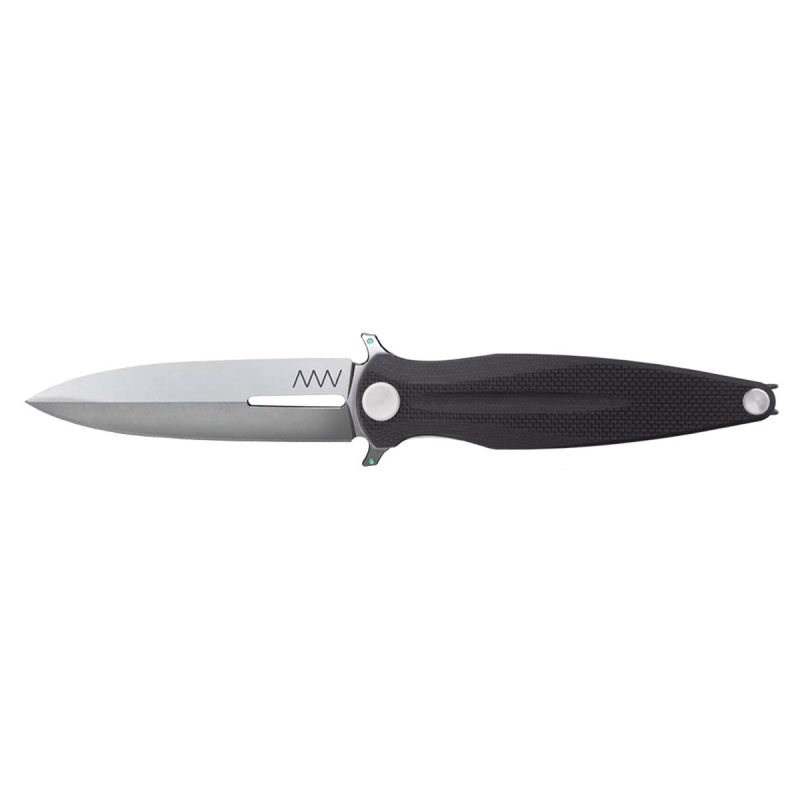 ANV Knives Z400 D2 Stonewash G10 Black ANVZ400-001