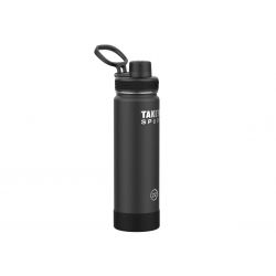 Takeya Sport Copper Spout Insulated Bottle 22oz / 650ml Grand Slam Black (52312)