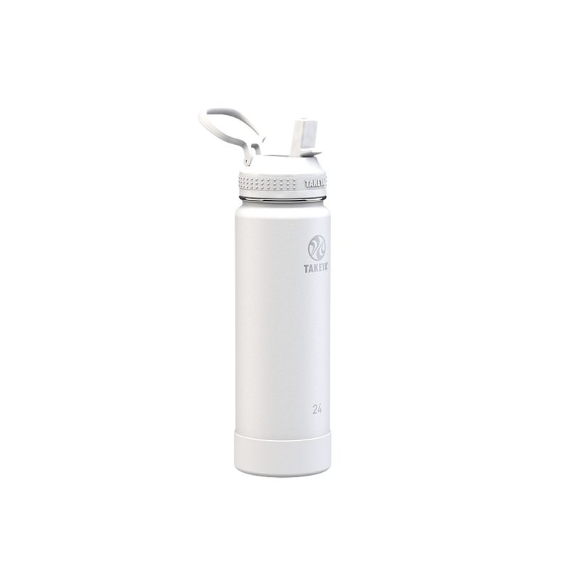Takeya Actives Straw Insulated Bottle 24oz / 700ml Arctic (51220)