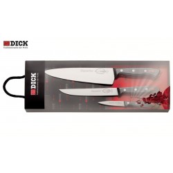 Zestaw noży kuchennych Dick Superior 3 szt. (Nóż szefa kuchni – nóż do trybowania – nóż do obierania)