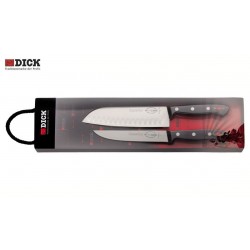 Zestaw noży kuchennych Dick Premier Plus, 2 szt. (nóż do obierania santoku)