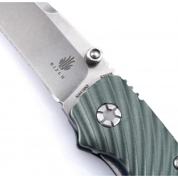 Kizer Silver Green, Taktische Messer. Designer Kizer. (Kizer Messer).