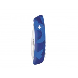 Swiza C03 multitool Camouflage urban  Blue knife, Swiss army knife 11 functions, made in Swiss.
