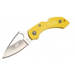 Spyderco Dragonfly Salt yellow, Survival knife, smooth blade, diving knife.