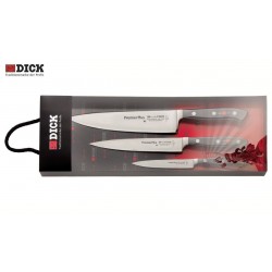 Dick Premier Plus kitchen knife set, 3 pieces (chef's knife - fillet knife - paring knife)