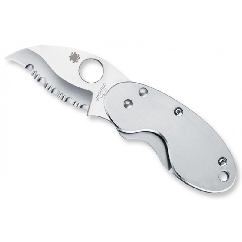 Spyderco Survival Cricket stainless steel knife, outdoor knives.