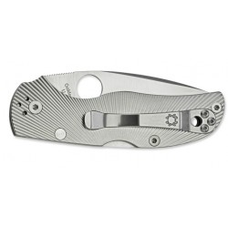 Spyderco Native 5 C41 Tactical knife in titanium, Military folding knives.