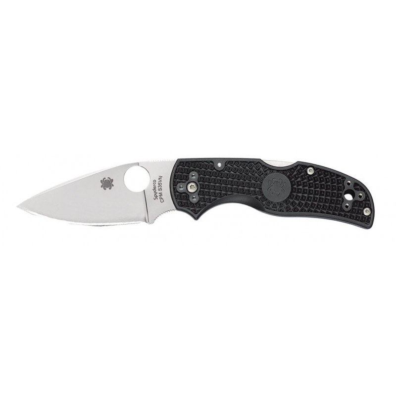 Spyderco Native 5 C41, Tactical Knife, Smooth Blade, Military Folding Knives.