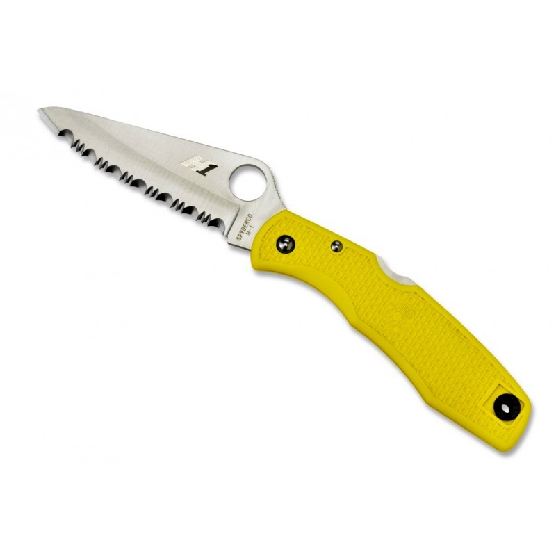 Coltello da sub Spyderco Pacific Salt Yellow C91SYL, (Marine knives).