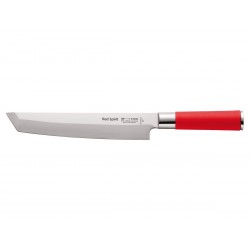 Nóż szefa kuchni Tanto Dick, czerwony spirytus, 21 cm