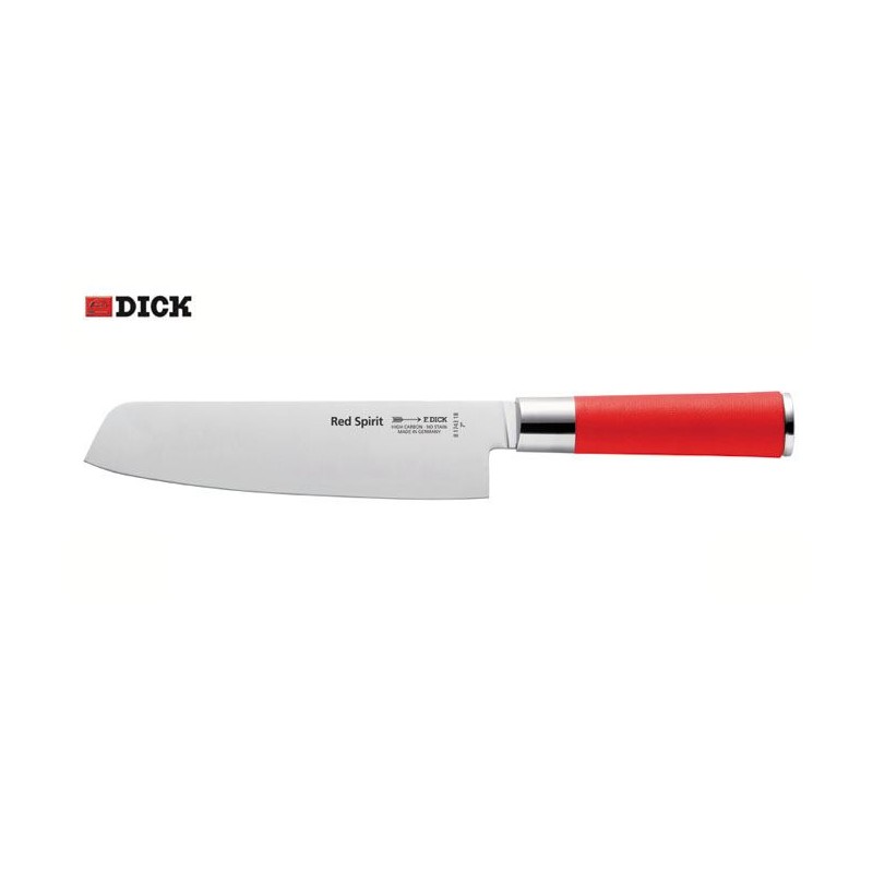 Dick red spirit Usuba, couteau de cuisine japonais 18 cm