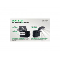 Nextorch Scheinwerferlicht Star 200 Lumen, LED-Taschenlampe