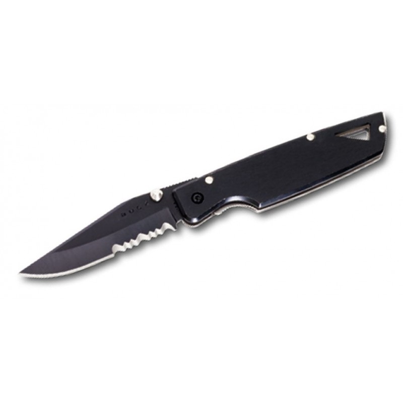 Buck Lighting HTA II 175 Black Knife, Vintage knife. (U.s.a. 2004)