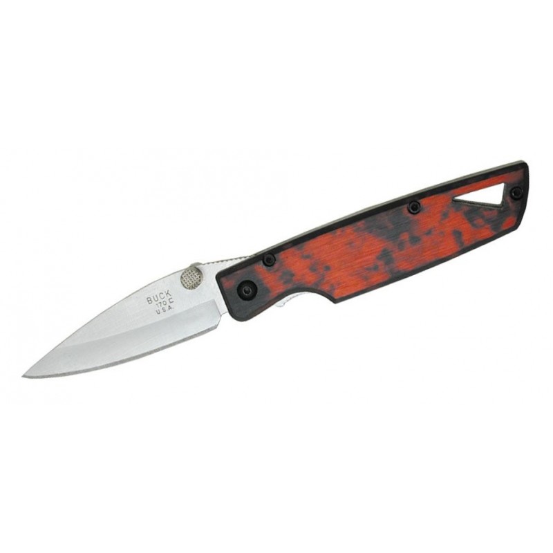 Buck Lighting HTA II 170 Red Knife, Vintage knife. (U.s.a. 2004)