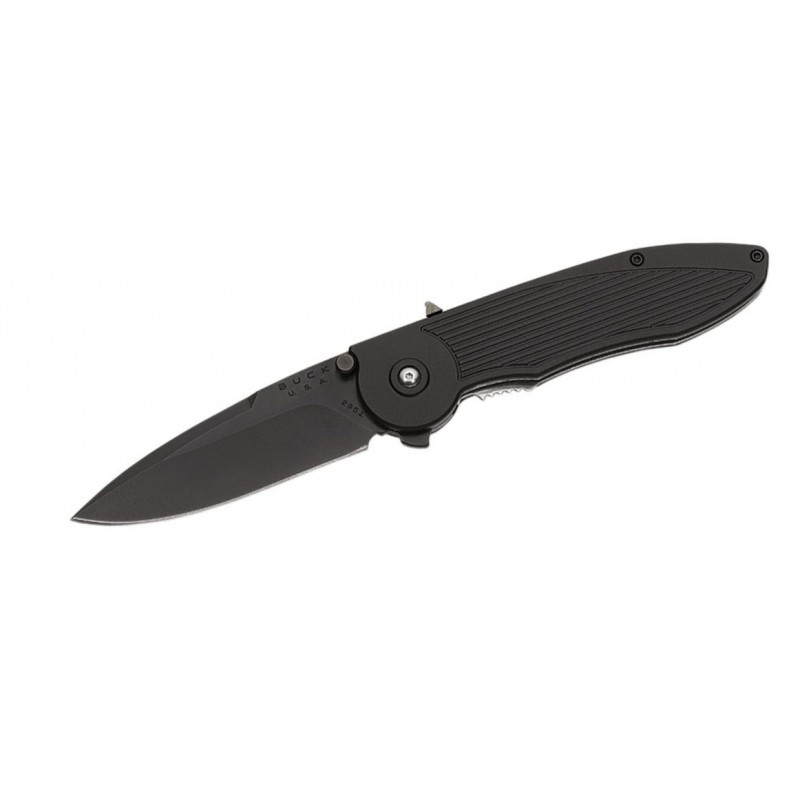 Coltello Buck 297BK Sirius Total Black, coltello tascabile (pocket knife).