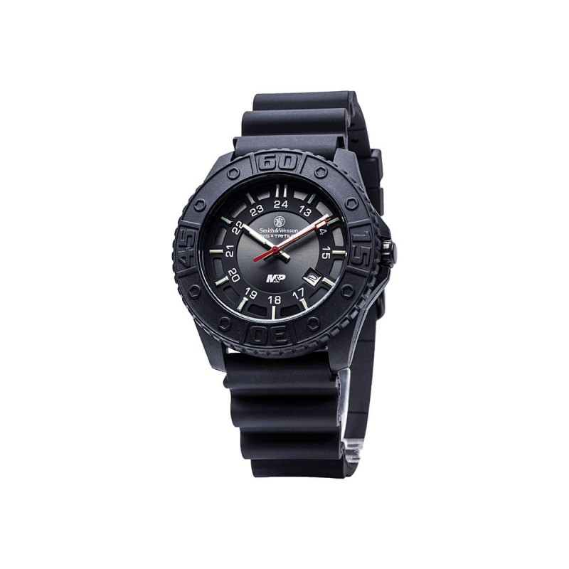Smith & Wesson model Tritium mil-pol black, (military watches).