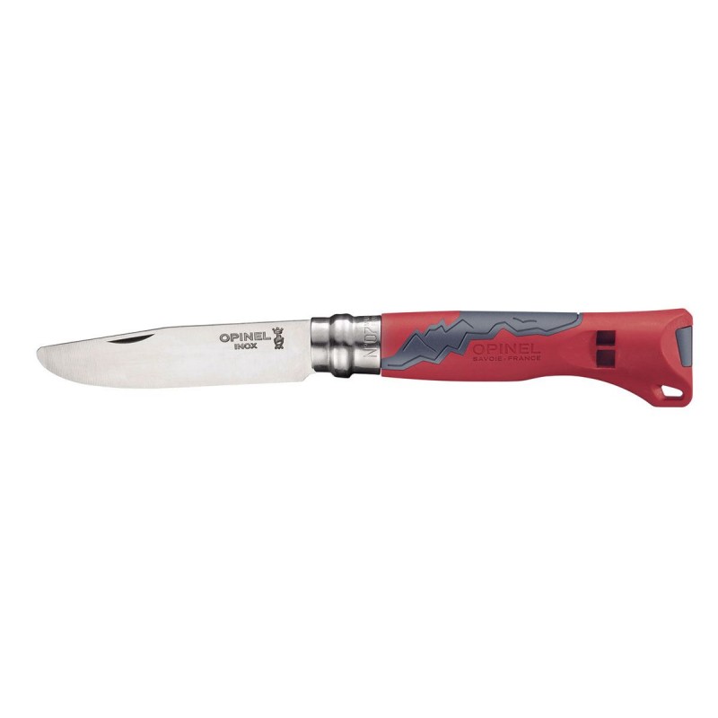 Opinel n.7 inox, Junior Rouge version, Opinel Outdoor.