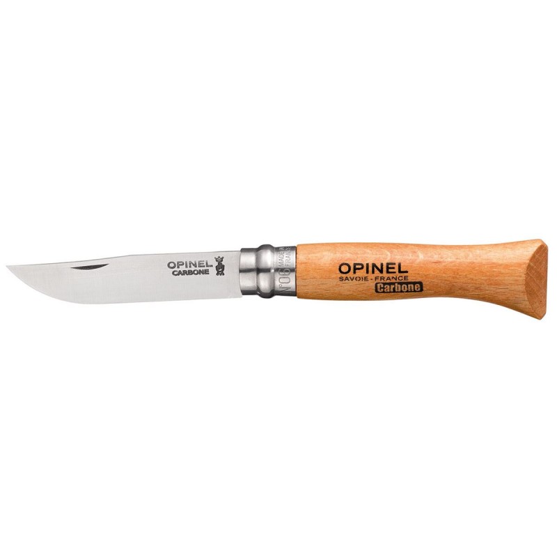 Opinel knife n.6 Carbon, tradition version, Opinel Outdoor.