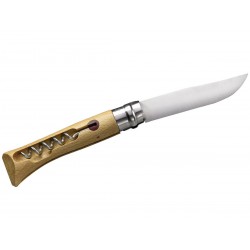Knife Opinel n.10 Inox, with corkscrew, Opinel Outdoor.