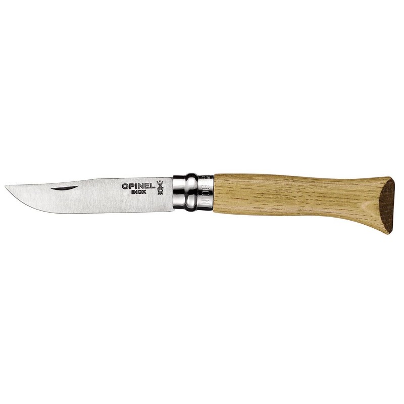 Knife Opinel n.6 Inox v. traditional Oak, Opinel Outdoor.