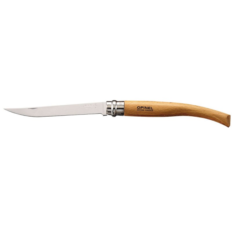 Opinel Messer Nr. 12 Edelstahl Buche Griff Filetmesser.