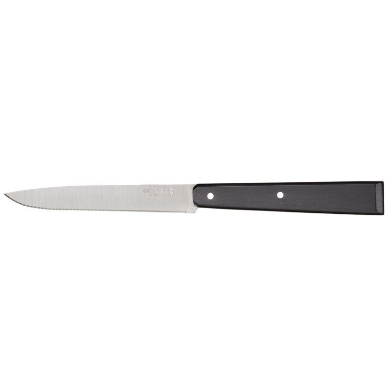 Knife opinel parallel, Black Steak knife.