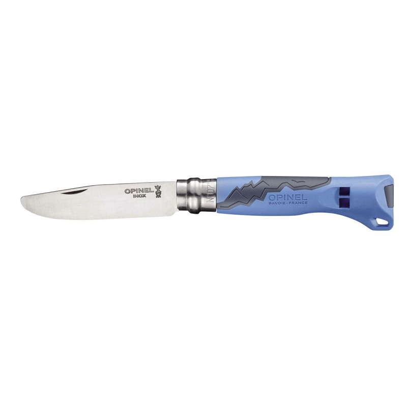 Opinel Messer Nr. 7 Inox Junior Edition Blau, Opinel Outdoor.