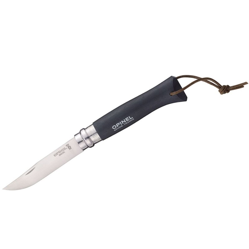 Couteau Opinel n°8 inox Ardoise Opinel édition Outdoor tradition.
