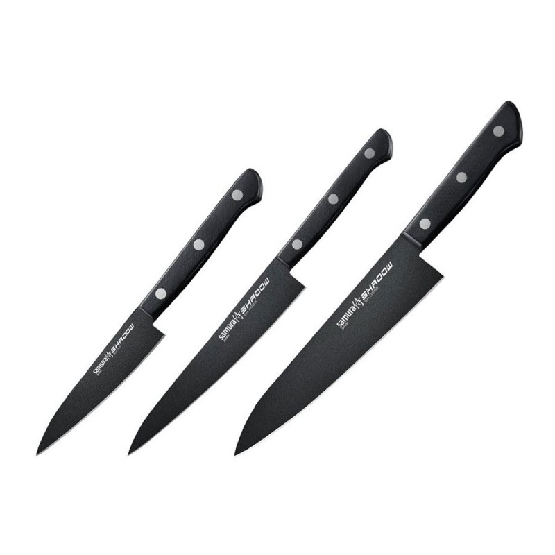 Samura Shadow set of knives 3 pieces