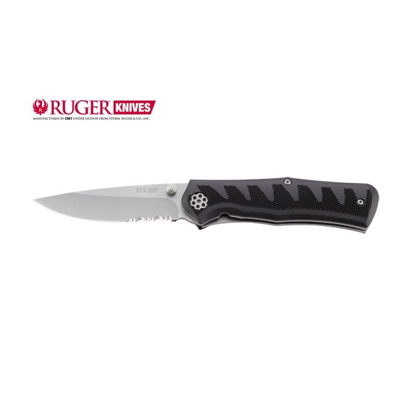 Knife Ruger Crack Shot Compact Satin combo, Tactical knives, made with CRKT